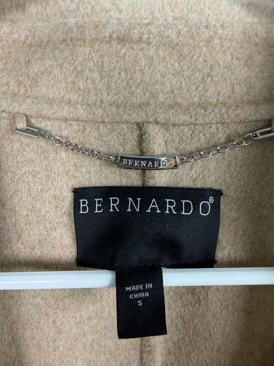 Bernardo Women's Handmade Wool Blend Cropped Jacket with Oversized Lapel - Picture 3 of 6